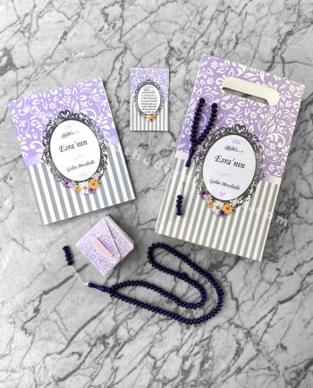 hediyelik-yasin-kitabi-karton-canta-tesbih-ayetel-kursi-magnet-lokumluk-gri-mor-renk-mevlut-seti