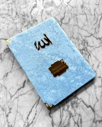 hediyelik-kadife-yasin-kitabi-mavi-renk-mevlut-hediyelikleri