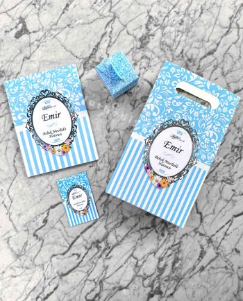 hediyelik-yasin-kitabi-karton-canta-isim-etiketli-magnet-lokumluk-mavi-renk-4lu-mevlut-seti