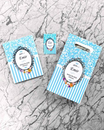 hediyelik-yasin-kitabi-karton-canta-isim-etiketli-magnet-mavi-renk-3lu-mevlut-seti