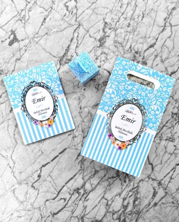 hediyelik-yasin-kitabi-karton-canta-lokumluk-mavi-renk-3lu-mevlut-seti