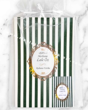 orta-boy-hediyelik-yasin-kitabi-tul-kese-isim-etiketli-magnet-koyu-yesil-renk